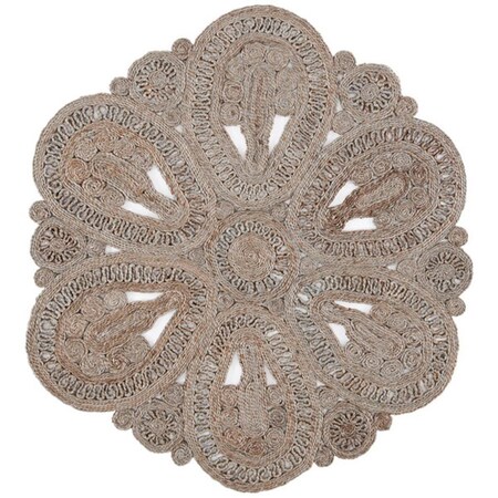 Safavieh 6 x 6 ft. Natural Fiber Round Area Rug, Grey NF360C-6R